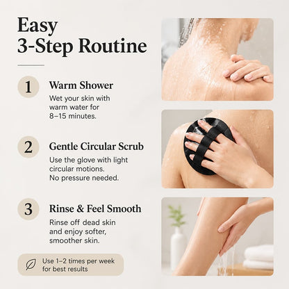 Soft Silicone Exfoliating Shower Glove