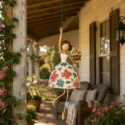 Whimsical Dancing Lady Hanging Ornament