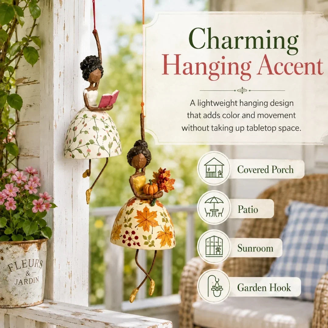 Whimsical Dancing Lady Hanging Ornament