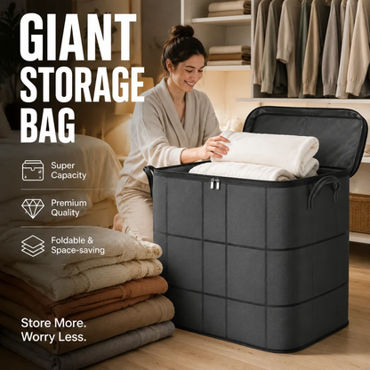 Foldable Waterproof Storage Tote with Handles