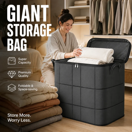 Foldable Waterproof Storage Tote with Handles