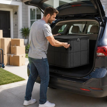 Foldable Waterproof Storage Tote with Handles