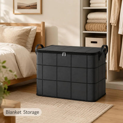 Foldable Waterproof Storage Tote with Handles