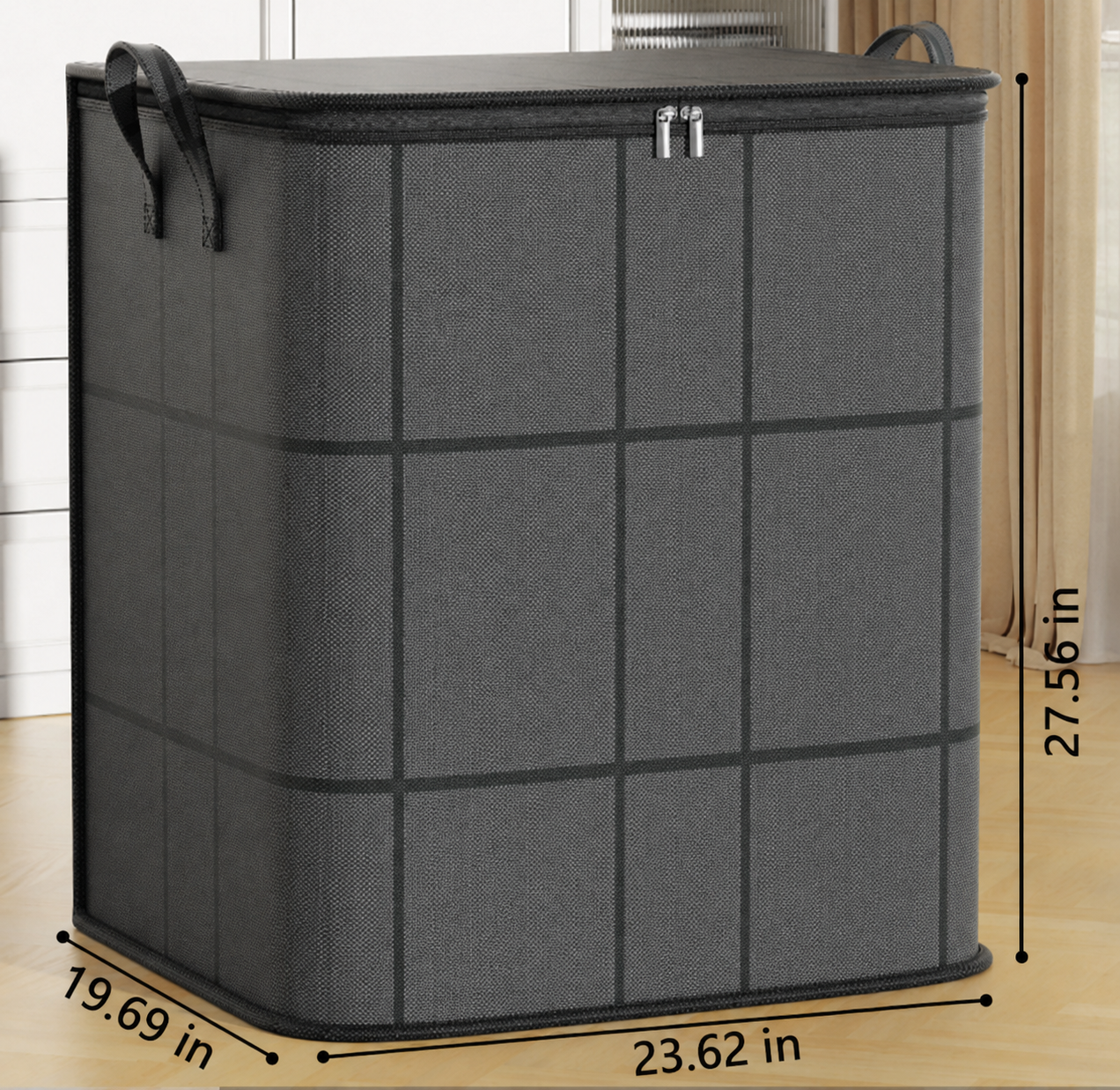 Foldable Waterproof Storage Tote with Handles